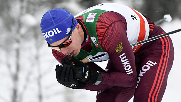 Российские лыжники финишировали вторыми в эстафетной гонке