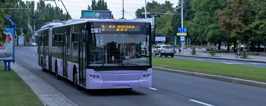 В Донецке будет остановлено движение троллейбусов по главному маршруту