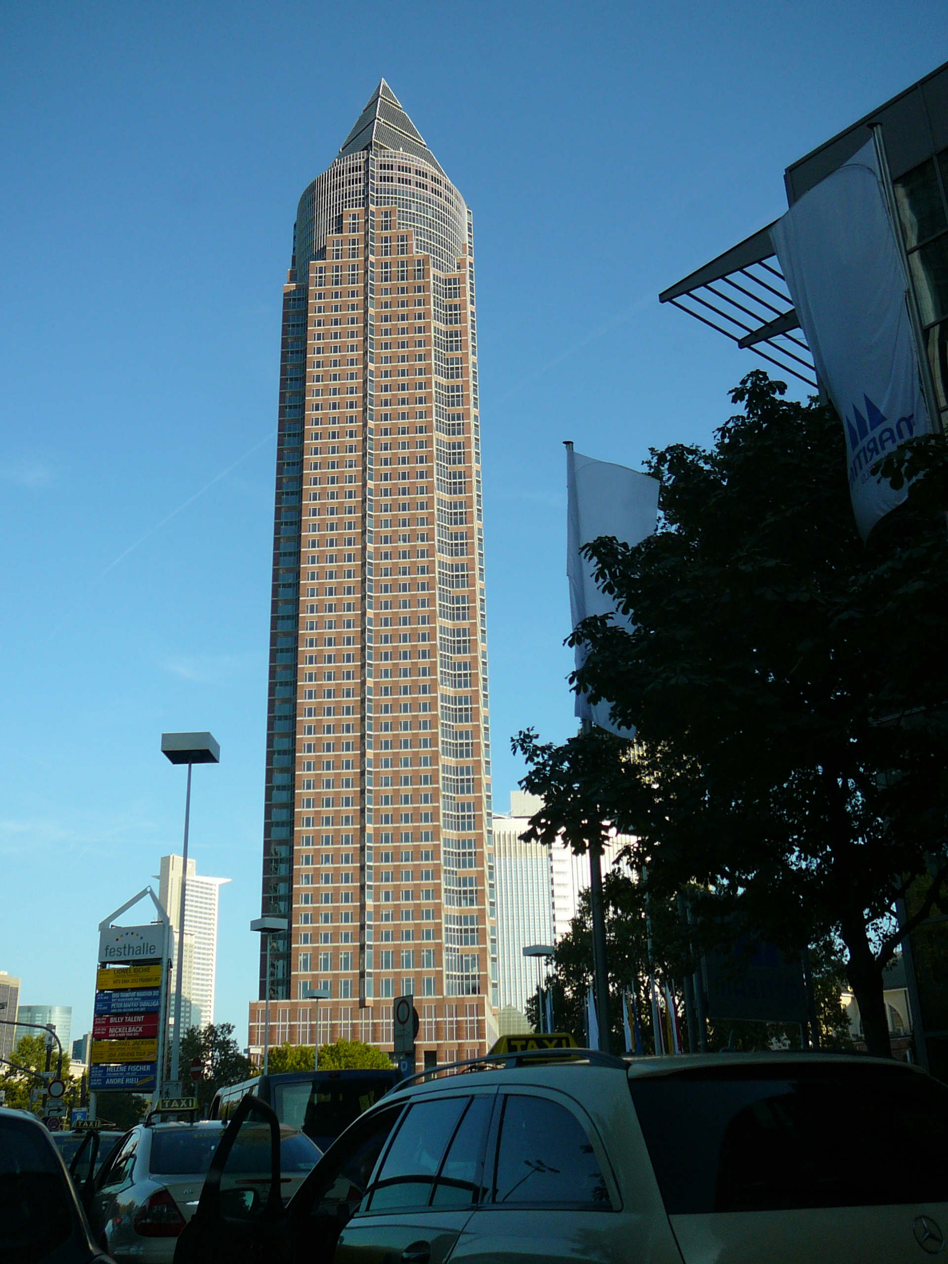 Небоскреб Main Tower, Франкфурт-на-Майне, Земля Гессен, Германия, Европа