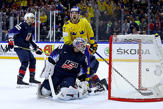 Швеция — США — 6:0 – обзор матча Чемпионата мира по хоккею 2018
