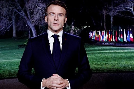 Политик Филиппо: Макрон во время новогоднего обращения оскорбил флаг Франции