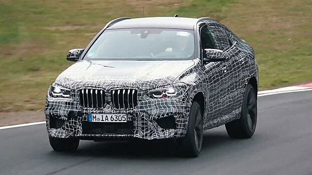 Новую BMW X6 M тестируют в Нюрбургринге