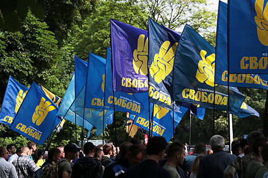 Радикалы устроили бессрочный пикет у Львовского облсовета