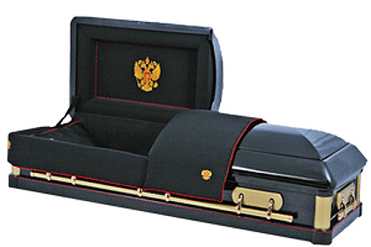 Россиянам предложили хоронить умерших в гробах «Патриот» за полмиллиона рублей