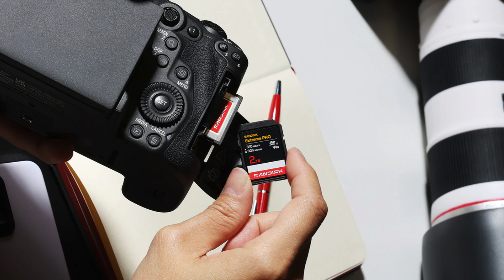 SanDisk выпустила SD-карту емкостью 2 ТБ. Соответственно стоит