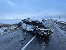 Лобовое столкновение в Курском районе - два водителя получили травмы