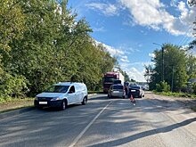 В Кирове столкнулись четыре автомобиля