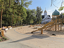 Сквер «Звезда» открылся в после благоустройства в Советском районе