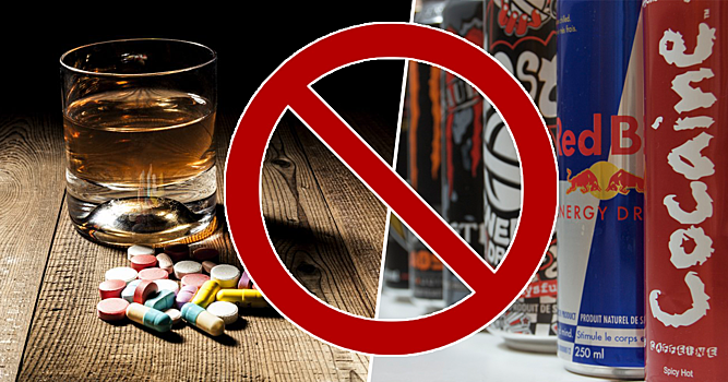 Лекарства и энергетики: с чем нельзя смешивать алкоголь