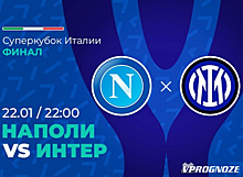 Клиент PARI поставил 450 000 рублей на «Интер» против «Наполи» в финале Суперкубка Италии