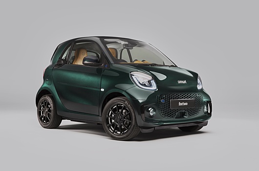 Электрический smart EQ fortwo обзавелся новой версией с декором Brabus