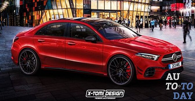 Следующий Mercedes-Benz A-Class Sedan представлен в рендерах как AMG