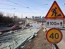 Опубликованы фотографии ремонта трамвайных путей на Окском съезде