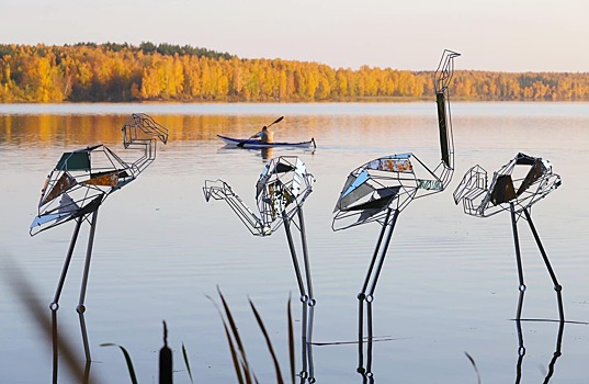 На озере Сунгуль во второй раз состоится всероссийский фестиваль ленд-арта