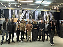 Ноябрьский художник представил свое творчество на индустриальном пленэре в Новом Уренгое