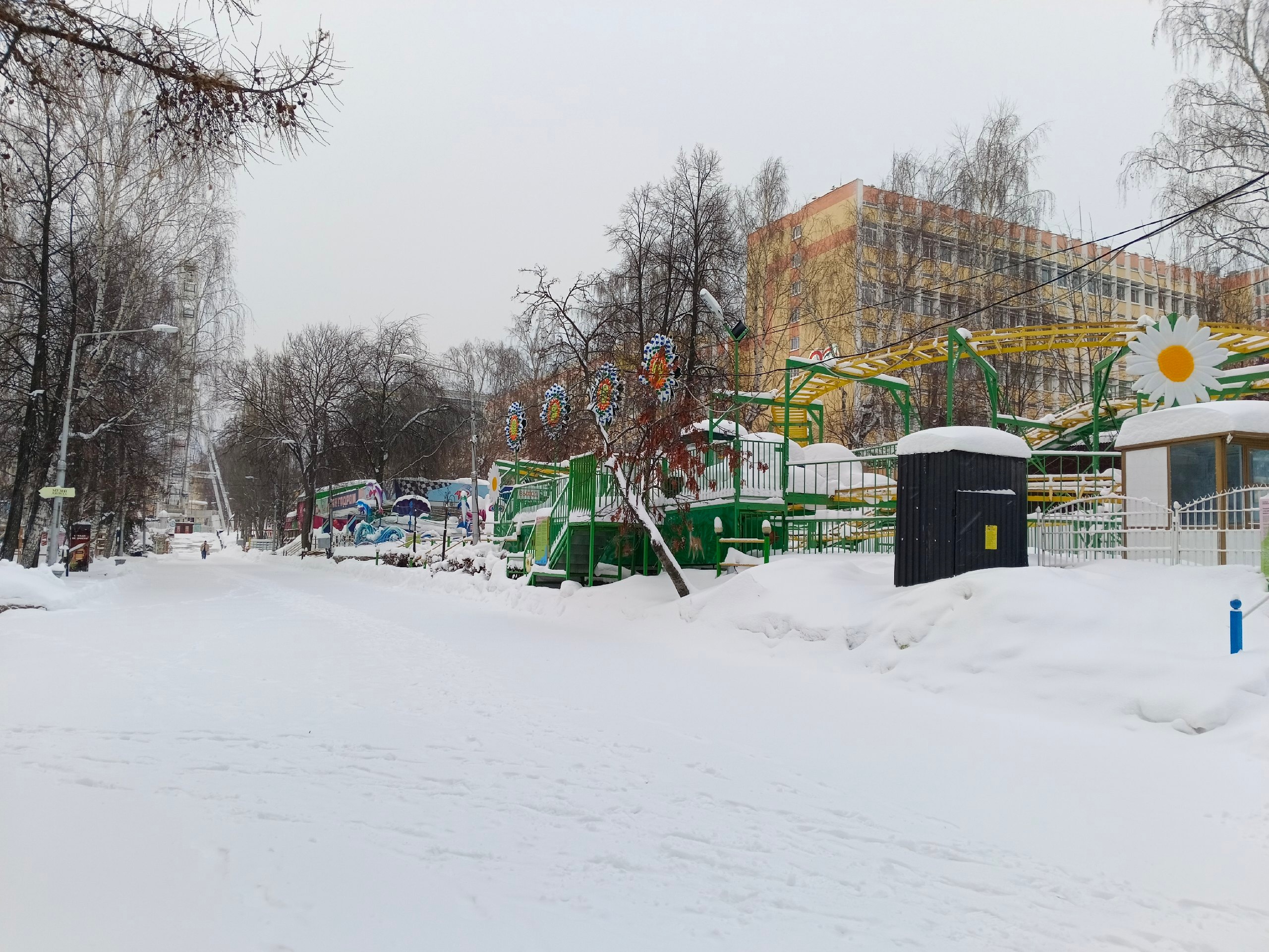 Ижевский парк имени Горького закрылся на межсезонье