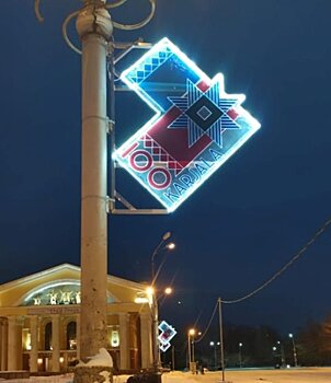 На площади Кирова появится трехметровый световой медведь и птица 