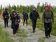Туристы активно осваивают новый туристический маршрут в парке «Ингилор»
