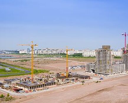 В VII квартале ЖК Golden City обустраивается коммерческий этаж