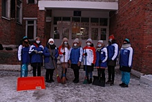 Омские школьники бросили сугробам «Снежный вызов»