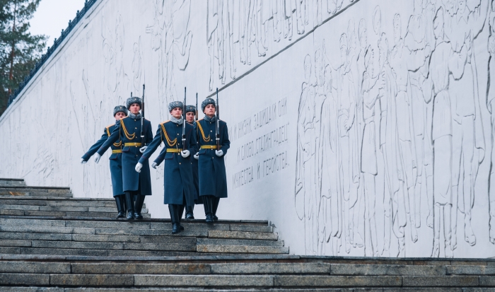 Волгоградская рота почетного караула отмечает свое 55-летие