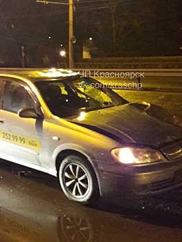 Водитель такси сбил пешехода в Красноярске