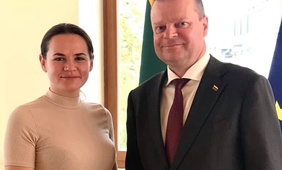 Премьер-министр Литвы встретился с Тихановской