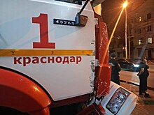 Ребенок пострадал при столкновении троллейбуса и пожарной машины в Краснодаре