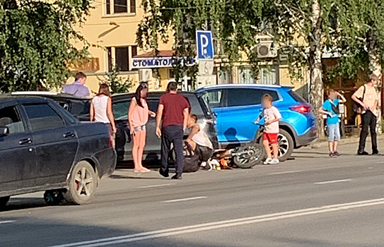 Кемеровчане ищут свидетелей ДТП с пострадавшим мотоциклистом
