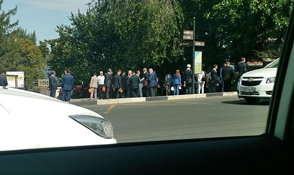 В Самаре по тревоге вывели на улицу сотрудников «Роснефти»