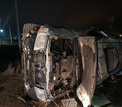 В Большой Черниговке 29 ноября машина слетела с дороги и опрокинулась