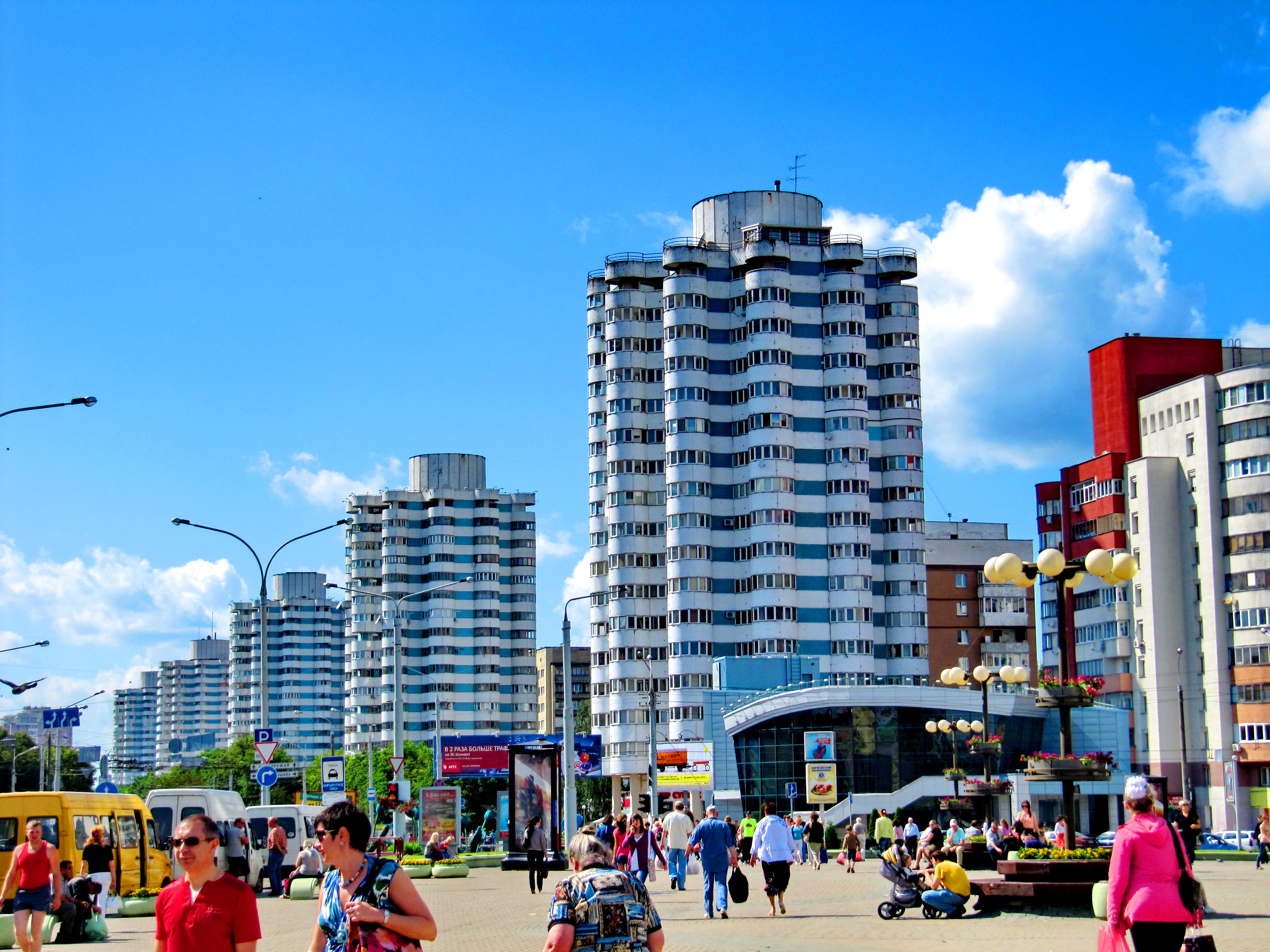 Улица Веры Хоружей, Минск, Беларусь