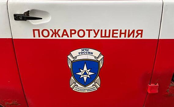 В Железногорске сгорел дачный домик на территории садового товарищества