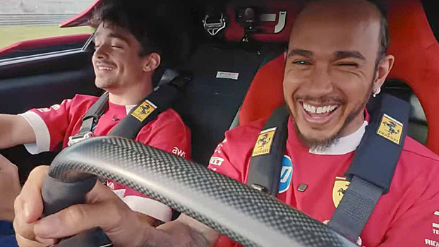 Звезда Формулы-1 Льюис Хэмилтон протестировал Ferrari F80 и пришел в восторг