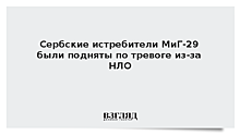 Сербские истребители МиГ-29 подняли по тревоге из-за «НЛО»