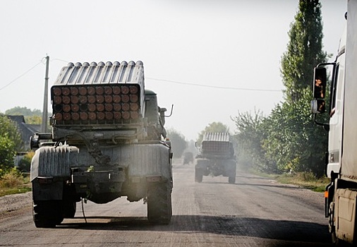 Видео ракетного удара войск Украины по Луганску в феврале 2015-го выложила ЛНР