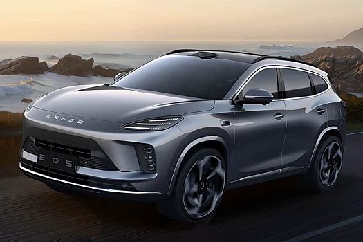 Chery опубликовала фото нового кроссовера Exlantix E05 c автопилотом