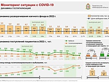 Ковидный коечный фонд Нижегородской области сократили до 2,6 тысяч единиц