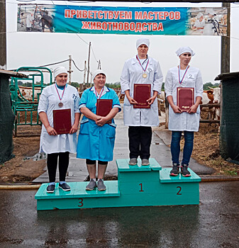 В Тамбовской области выбрали лучшую доярку
