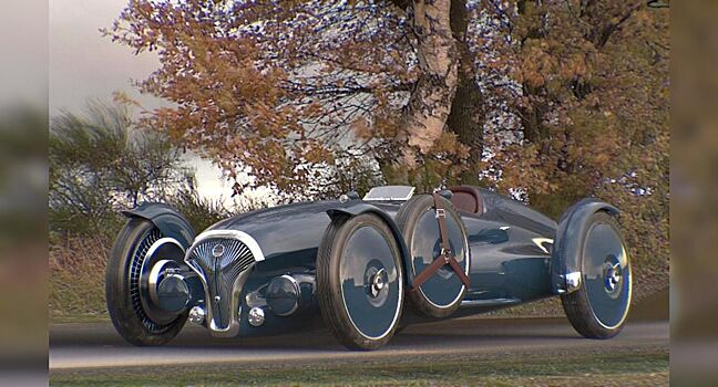 Как бы выглядел электрокар, если бы его изобрели в 1940-х