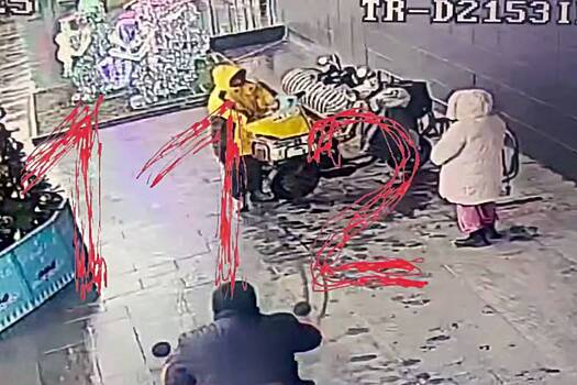 В Подмосковье курьеры на скутерах перевозили детей в сумках для еды и попали на видео