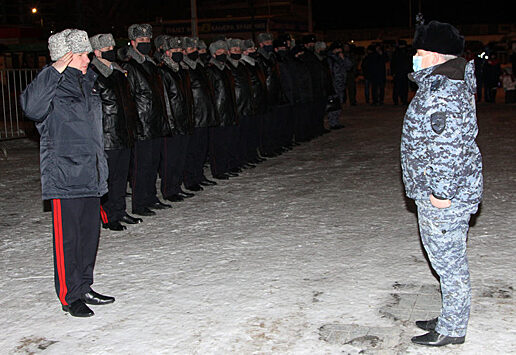 Сводный отряд полицейских вернулся с Северного Кавказа