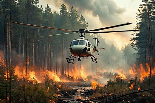 В России за сутки ликвидировали три лесных пожара