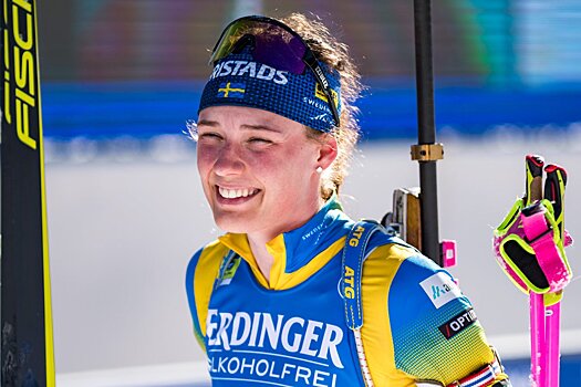 Ханна Эберг выиграла спринт на КМ по биатлону в Эстерсунде, лучшая из россиянок — 17-я