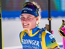 Ханна Эберг выиграла спринт на КМ по биатлону в Эстерсунде, лучшая из россиянок — 17-я
