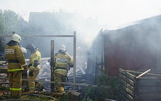 В Курском районе при пожаре погиб ребенок