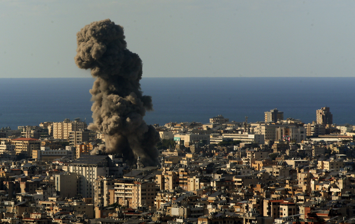 ВВС Израиля атаковали пригород Бейрута