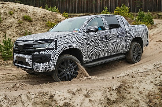 Volkswagen представил новый пикап Amarok второго поколения в камуфляже