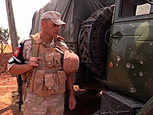 Мина в трех метрах взорвалась - военный полицейский показал пострадавшую от обстрела террористов технику