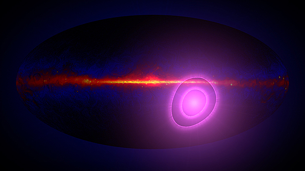 Ученые случайно обнаружили загадочное гамма-излучение за пределами нашей галактики